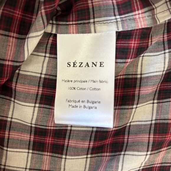 Sezane Cotton Solange Shirt Blouse - Picture 10 of 10